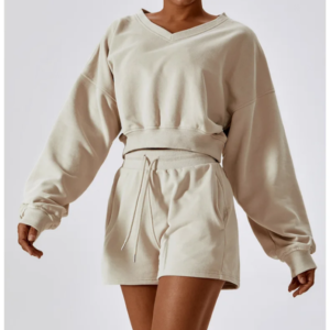 Nouvelle ensemble hoodie pour femmes