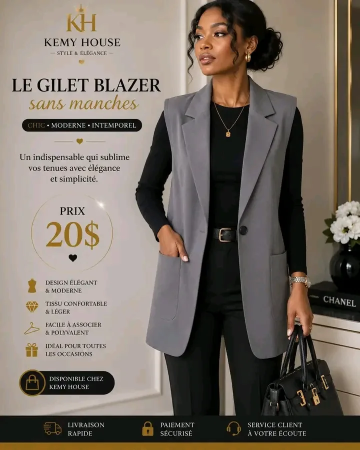 Gilet blazer