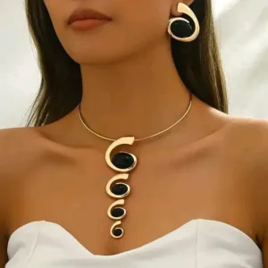 Chainette et boucles d'oreille